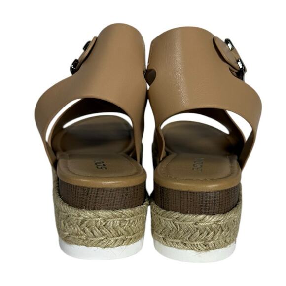 NWT Soda Espadrille Women's Size 11 Open Toe ankle strap Dusty Mauve - Picture 5 of 5